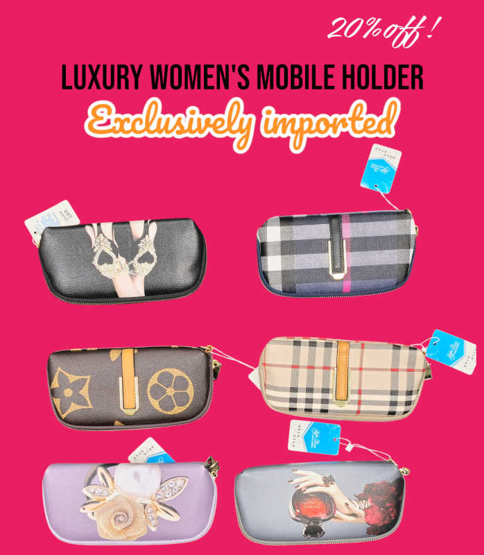 Luxury Women`s Money Bag with Mobile holder – Exclusively Imported.